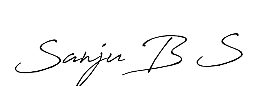 Here are the top 10 professional signature styles for the name Sanju B S. These are the best autograph styles you can use for your name. Sanju B S signature style 7 images and pictures png