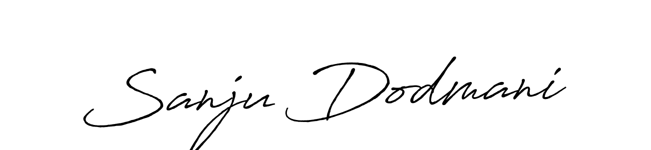 Also we have Sanju Dodmani name is the best signature style. Create professional handwritten signature collection using Antro_Vectra_Bolder autograph style. Sanju Dodmani signature style 7 images and pictures png