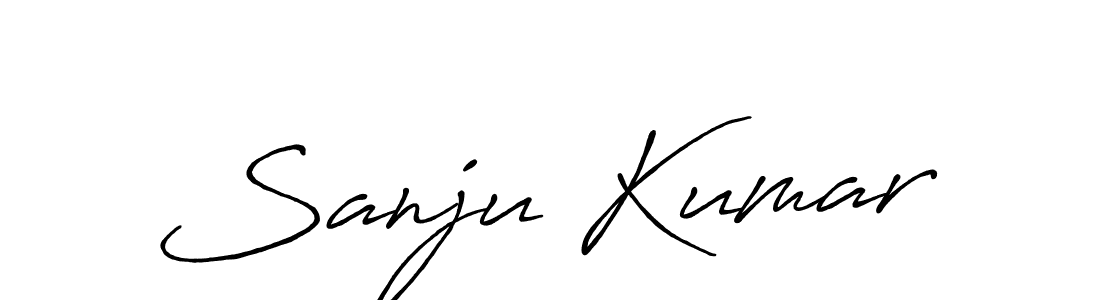 Similarly Antro_Vectra_Bolder is the best handwritten signature design. Signature creator online .You can use it as an online autograph creator for name Sanju Kumar. Sanju Kumar signature style 7 images and pictures png