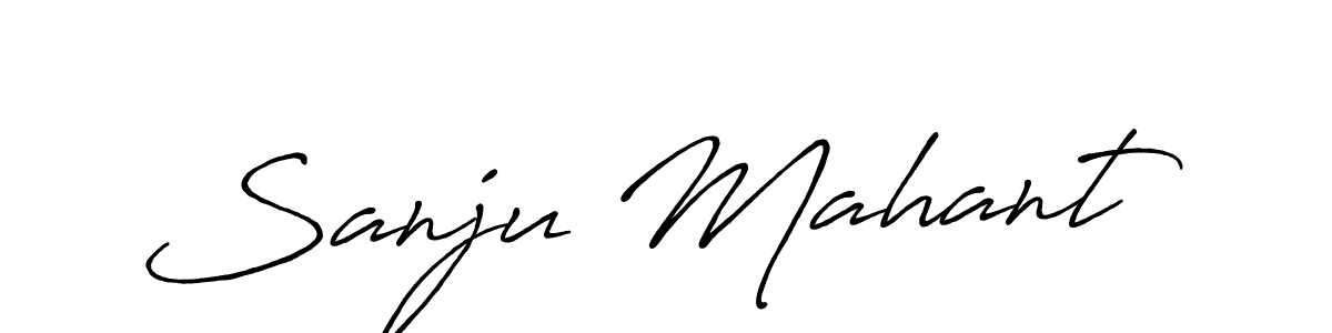 How to Draw Sanju Mahant signature style? Antro_Vectra_Bolder is a latest design signature styles for name Sanju Mahant. Sanju Mahant signature style 7 images and pictures png