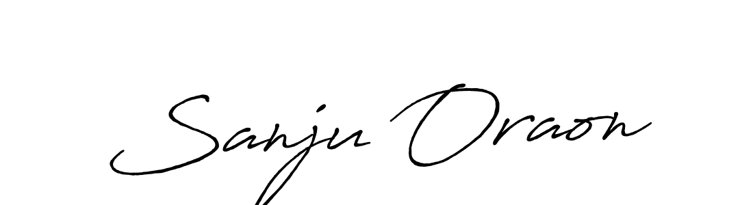 Use a signature maker to create a handwritten signature online. With this signature software, you can design (Antro_Vectra_Bolder) your own signature for name Sanju Oraon. Sanju Oraon signature style 7 images and pictures png