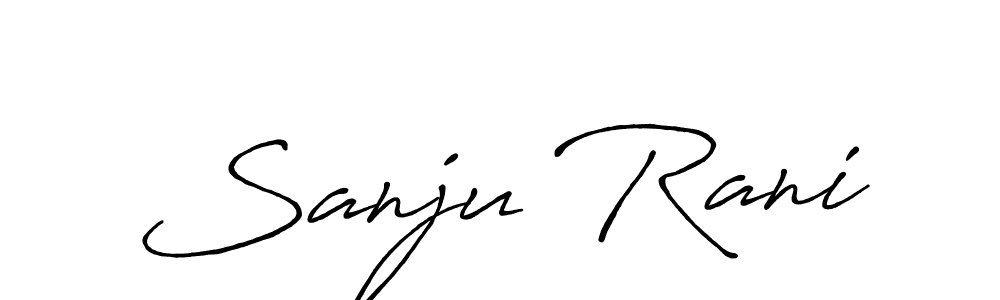 Best and Professional Signature Style for Sanju Rani. Antro_Vectra_Bolder Best Signature Style Collection. Sanju Rani signature style 7 images and pictures png
