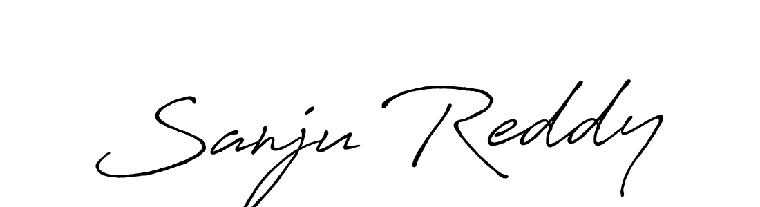 Antro_Vectra_Bolder is a professional signature style that is perfect for those who want to add a touch of class to their signature. It is also a great choice for those who want to make their signature more unique. Get Sanju Reddy name to fancy signature for free. Sanju Reddy signature style 7 images and pictures png