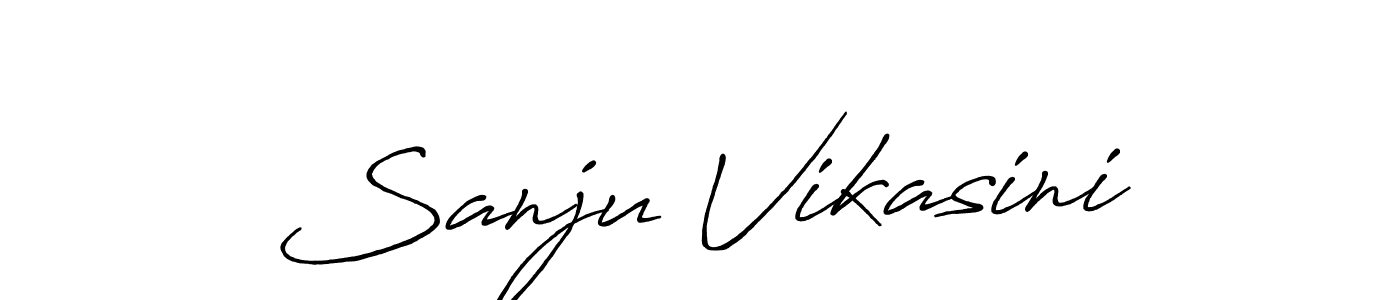 Similarly Antro_Vectra_Bolder is the best handwritten signature design. Signature creator online .You can use it as an online autograph creator for name Sanju Vikasini. Sanju Vikasini signature style 7 images and pictures png