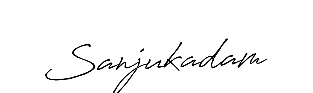 How to Draw Sanjukadam signature style? Antro_Vectra_Bolder is a latest design signature styles for name Sanjukadam. Sanjukadam signature style 7 images and pictures png