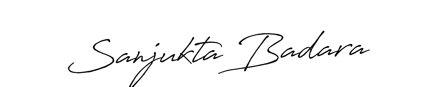 Check out images of Autograph of Sanjukta Badara name. Actor Sanjukta Badara Signature Style. Antro_Vectra_Bolder is a professional sign style online. Sanjukta Badara signature style 7 images and pictures png