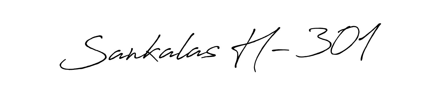 You should practise on your own different ways (Antro_Vectra_Bolder) to write your name (Sankalas H- 301) in signature. don't let someone else do it for you. Sankalas H- 301 signature style 7 images and pictures png