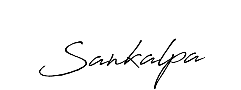 Use a signature maker to create a handwritten signature online. With this signature software, you can design (Antro_Vectra_Bolder) your own signature for name Sankalpa. Sankalpa signature style 7 images and pictures png