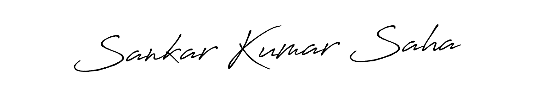 Use a signature maker to create a handwritten signature online. With this signature software, you can design (Antro_Vectra_Bolder) your own signature for name Sankar Kumar Saha. Sankar Kumar Saha signature style 7 images and pictures png