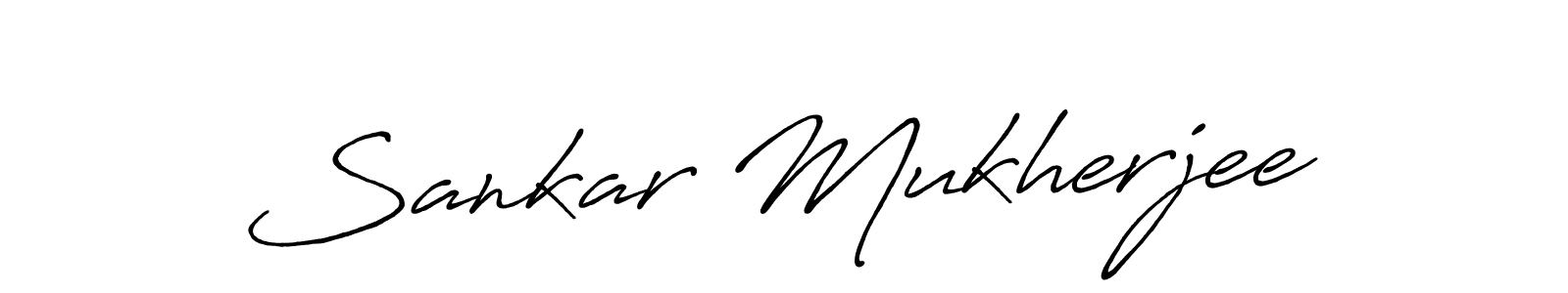 Make a beautiful signature design for name Sankar Mukherjee. With this signature (Antro_Vectra_Bolder) style, you can create a handwritten signature for free. Sankar Mukherjee signature style 7 images and pictures png