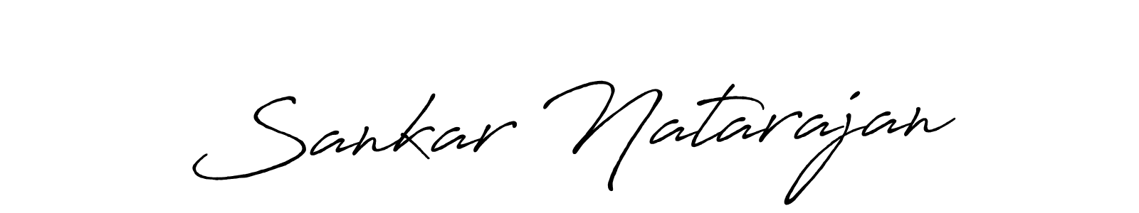 Make a beautiful signature design for name Sankar Natarajan. With this signature (Antro_Vectra_Bolder) style, you can create a handwritten signature for free. Sankar Natarajan signature style 7 images and pictures png