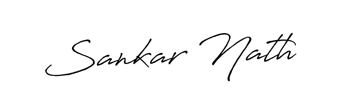 It looks lik you need a new signature style for name Sankar Nath. Design unique handwritten (Antro_Vectra_Bolder) signature with our free signature maker in just a few clicks. Sankar Nath signature style 7 images and pictures png