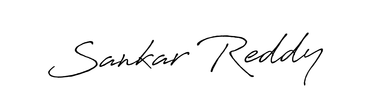 Use a signature maker to create a handwritten signature online. With this signature software, you can design (Antro_Vectra_Bolder) your own signature for name Sankar Reddy. Sankar Reddy signature style 7 images and pictures png