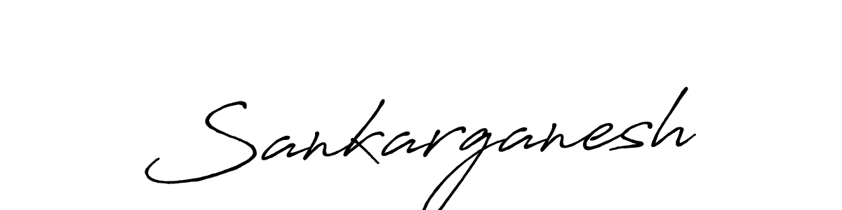 Create a beautiful signature design for name Sankarganesh. With this signature (Antro_Vectra_Bolder) fonts, you can make a handwritten signature for free. Sankarganesh signature style 7 images and pictures png