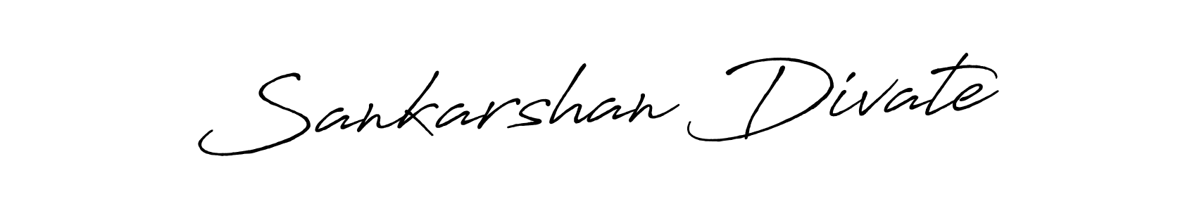 The best way (Antro_Vectra_Bolder) to make a short signature is to pick only two or three words in your name. The name Sankarshan Divate include a total of six letters. For converting this name. Sankarshan Divate signature style 7 images and pictures png