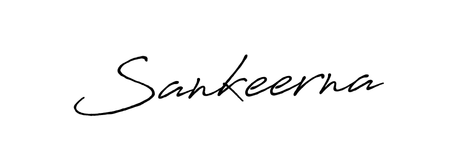 Create a beautiful signature design for name Sankeerna. With this signature (Antro_Vectra_Bolder) fonts, you can make a handwritten signature for free. Sankeerna signature style 7 images and pictures png