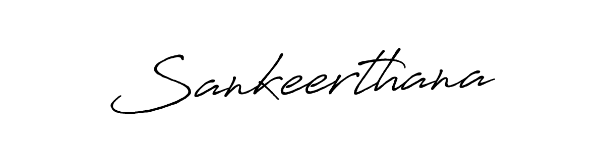 How to make Sankeerthana signature? Antro_Vectra_Bolder is a professional autograph style. Create handwritten signature for Sankeerthana name. Sankeerthana signature style 7 images and pictures png