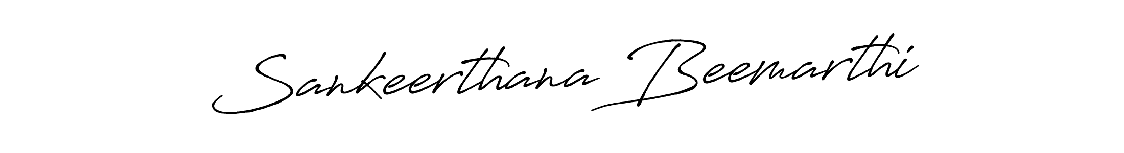 Also You can easily find your signature by using the search form. We will create Sankeerthana Beemarthi name handwritten signature images for you free of cost using Antro_Vectra_Bolder sign style. Sankeerthana Beemarthi signature style 7 images and pictures png