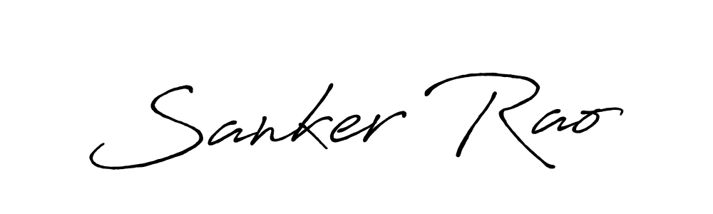 Here are the top 10 professional signature styles for the name Sanker Rao. These are the best autograph styles you can use for your name. Sanker Rao signature style 7 images and pictures png