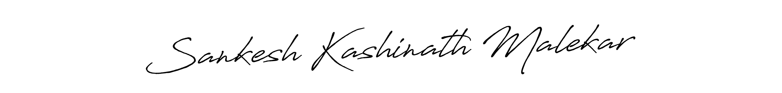 Also You can easily find your signature by using the search form. We will create Sankesh Kashinath Malekar name handwritten signature images for you free of cost using Antro_Vectra_Bolder sign style. Sankesh Kashinath Malekar signature style 7 images and pictures png