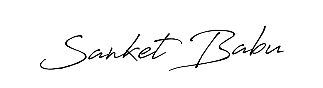 It looks lik you need a new signature style for name Sanket Babu. Design unique handwritten (Antro_Vectra_Bolder) signature with our free signature maker in just a few clicks. Sanket Babu signature style 7 images and pictures png