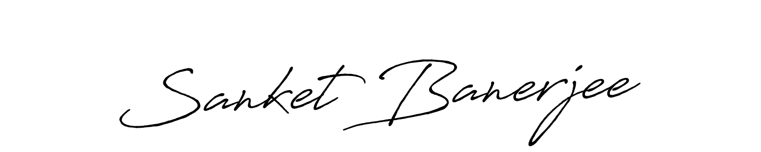Sanket Banerjee stylish signature style. Best Handwritten Sign (Antro_Vectra_Bolder) for my name. Handwritten Signature Collection Ideas for my name Sanket Banerjee. Sanket Banerjee signature style 7 images and pictures png