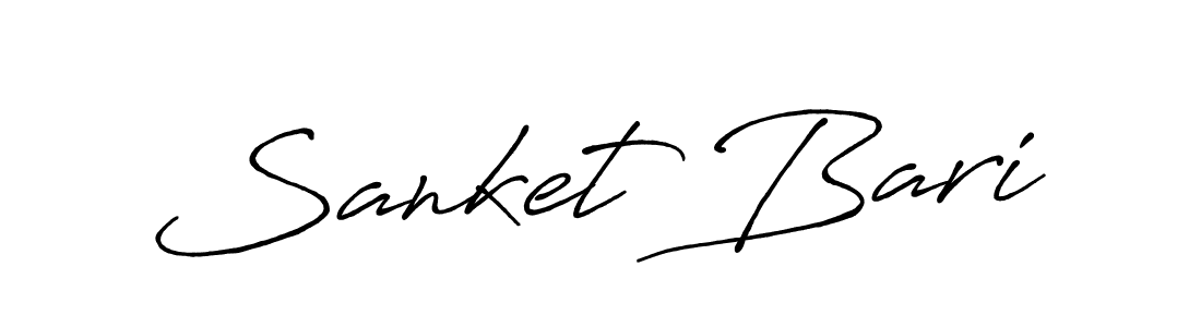 Also You can easily find your signature by using the search form. We will create Sanket Bari name handwritten signature images for you free of cost using Antro_Vectra_Bolder sign style. Sanket Bari signature style 7 images and pictures png