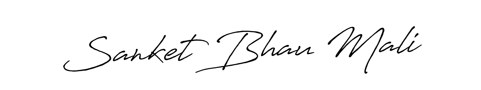 if you are searching for the best signature style for your name Sanket Bhau Mali. so please give up your signature search. here we have designed multiple signature styles  using Antro_Vectra_Bolder. Sanket Bhau Mali signature style 7 images and pictures png