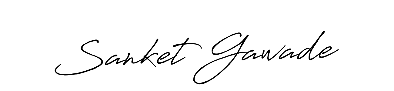 Make a beautiful signature design for name Sanket Gawade. Use this online signature maker to create a handwritten signature for free. Sanket Gawade signature style 7 images and pictures png