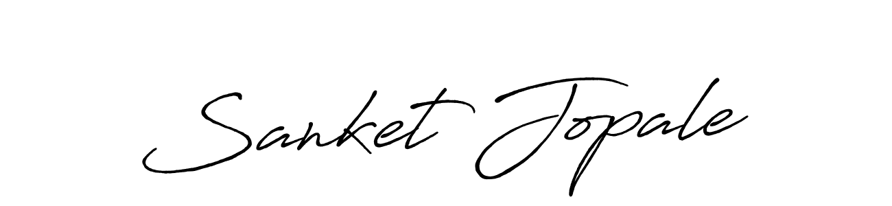 Similarly Antro_Vectra_Bolder is the best handwritten signature design. Signature creator online .You can use it as an online autograph creator for name Sanket Jopale. Sanket Jopale signature style 7 images and pictures png