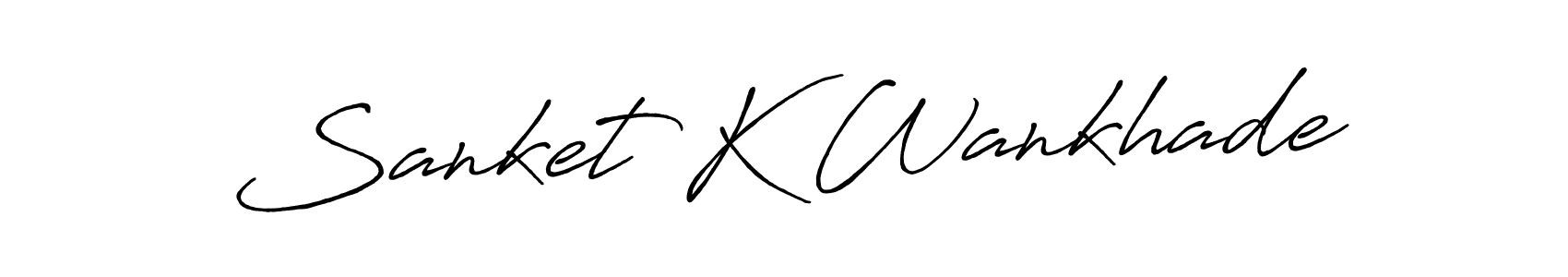 Here are the top 10 professional signature styles for the name Sanket K Wankhade. These are the best autograph styles you can use for your name. Sanket K Wankhade signature style 7 images and pictures png