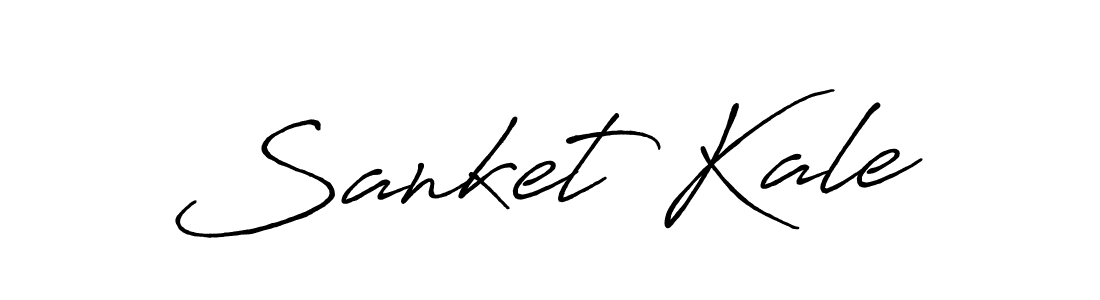 Sanket Kale stylish signature style. Best Handwritten Sign (Antro_Vectra_Bolder) for my name. Handwritten Signature Collection Ideas for my name Sanket Kale. Sanket Kale signature style 7 images and pictures png