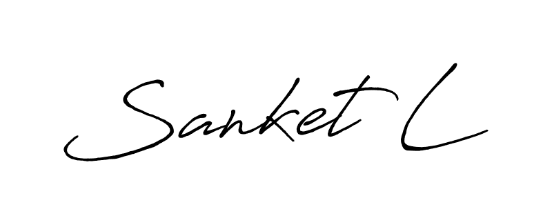 Make a beautiful signature design for name Sanket L. Use this online signature maker to create a handwritten signature for free. Sanket L signature style 7 images and pictures png