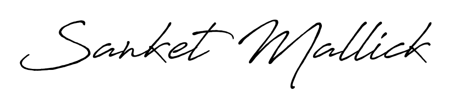 Create a beautiful signature design for name Sanket Mallick. With this signature (Antro_Vectra_Bolder) fonts, you can make a handwritten signature for free. Sanket Mallick signature style 7 images and pictures png