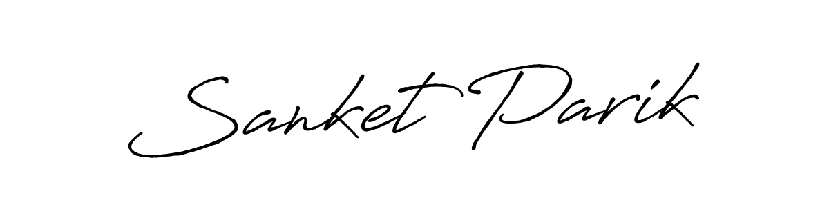 You should practise on your own different ways (Antro_Vectra_Bolder) to write your name (Sanket Parik) in signature. don't let someone else do it for you. Sanket Parik signature style 7 images and pictures png