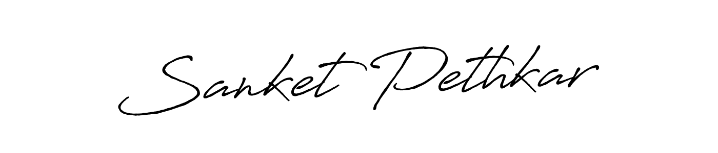 Make a short Sanket Pethkar signature style. Manage your documents anywhere anytime using Antro_Vectra_Bolder. Create and add eSignatures, submit forms, share and send files easily. Sanket Pethkar signature style 7 images and pictures png