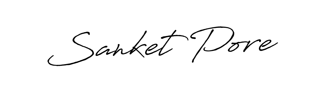 Once you've used our free online signature maker to create your best signature Antro_Vectra_Bolder style, it's time to enjoy all of the benefits that Sanket Pore name signing documents. Sanket Pore signature style 7 images and pictures png