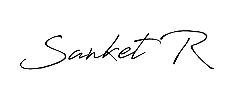 Design your own signature with our free online signature maker. With this signature software, you can create a handwritten (Antro_Vectra_Bolder) signature for name Sanket R. Sanket R signature style 7 images and pictures png