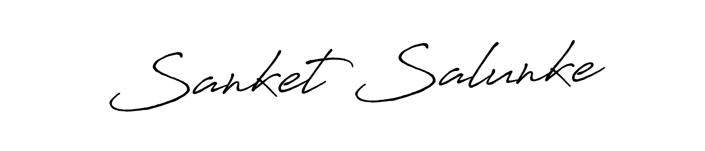 Make a beautiful signature design for name Sanket Salunke. Use this online signature maker to create a handwritten signature for free. Sanket Salunke signature style 7 images and pictures png