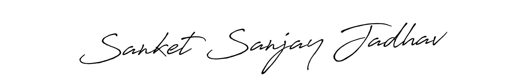 Here are the top 10 professional signature styles for the name Sanket Sanjay Jadhav. These are the best autograph styles you can use for your name. Sanket Sanjay Jadhav signature style 7 images and pictures png