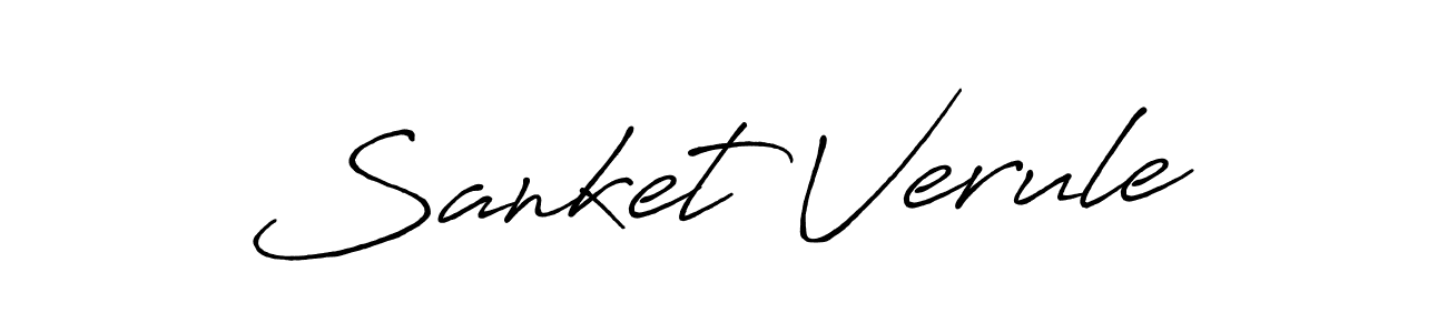 This is the best signature style for the Sanket Verule name. Also you like these signature font (Antro_Vectra_Bolder). Mix name signature. Sanket Verule signature style 7 images and pictures png