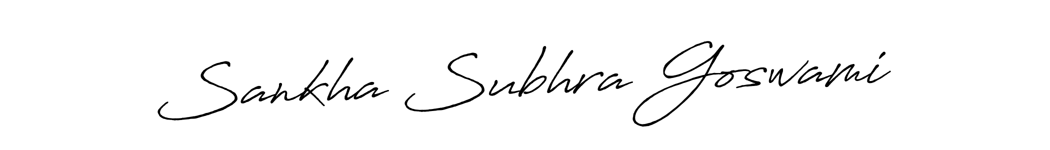 How to make Sankha Subhra Goswami signature? Antro_Vectra_Bolder is a professional autograph style. Create handwritten signature for Sankha Subhra Goswami name. Sankha Subhra Goswami signature style 7 images and pictures png