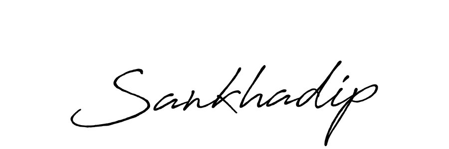 How to make Sankhadip name signature. Use Antro_Vectra_Bolder style for creating short signs online. This is the latest handwritten sign. Sankhadip signature style 7 images and pictures png