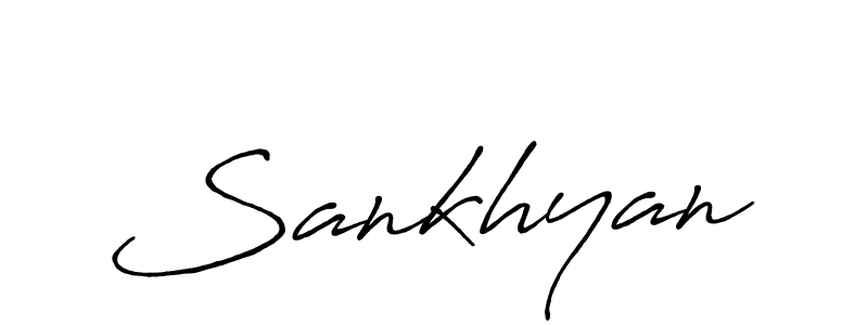 Sankhyan stylish signature style. Best Handwritten Sign (Antro_Vectra_Bolder) for my name. Handwritten Signature Collection Ideas for my name Sankhyan. Sankhyan signature style 7 images and pictures png