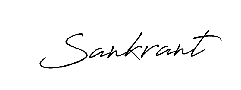 Similarly Antro_Vectra_Bolder is the best handwritten signature design. Signature creator online .You can use it as an online autograph creator for name Sankrant. Sankrant signature style 7 images and pictures png