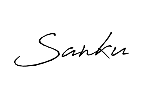 Also You can easily find your signature by using the search form. We will create Sanku name handwritten signature images for you free of cost using Antro_Vectra_Bolder sign style. Sanku signature style 7 images and pictures png