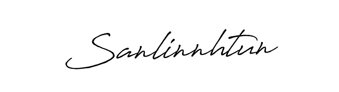 How to Draw Sanlinnhtun signature style? Antro_Vectra_Bolder is a latest design signature styles for name Sanlinnhtun. Sanlinnhtun signature style 7 images and pictures png