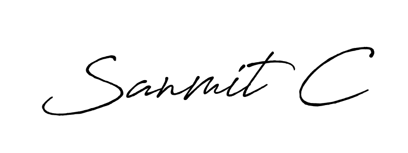 You can use this online signature creator to create a handwritten signature for the name Sanmit C. This is the best online autograph maker. Sanmit C signature style 7 images and pictures png
