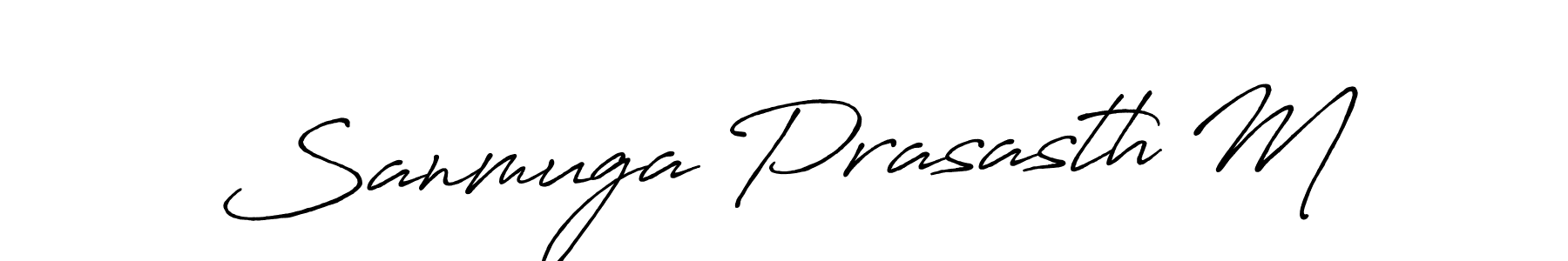 This is the best signature style for the Sanmuga Prasasth M name. Also you like these signature font (Antro_Vectra_Bolder). Mix name signature. Sanmuga Prasasth M signature style 7 images and pictures png