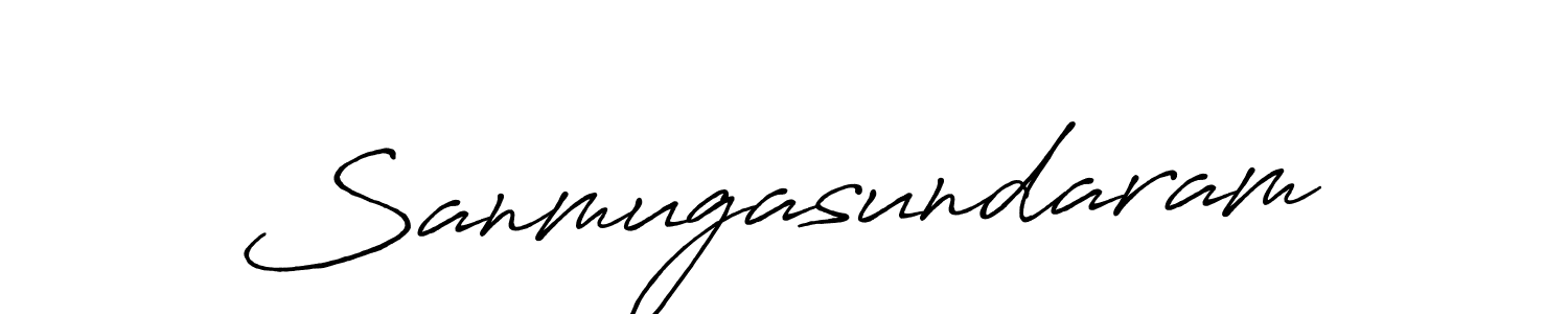 It looks lik you need a new signature style for name Sanmugasundaram. Design unique handwritten (Antro_Vectra_Bolder) signature with our free signature maker in just a few clicks. Sanmugasundaram signature style 7 images and pictures png